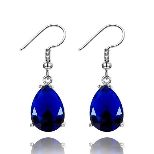 925 Drop -Ohrringe für Frauen 10x14mm Wasser Drop Topaz Gemstone Hochzeit Ohrringe mit Steinen Modeschmuck Geschenke in China hergestellt von ZGBQHQN