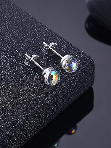 Gestüt Ohrringe für Frauen Farbball Österreich Kristallpartyohrringe von ZGBQHQN