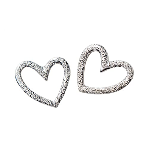 Schmuck Frauen winzige kleine Herzstolder Ohrringe Liebe für Dame von ZGBQHQN