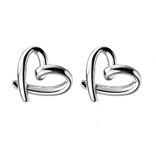 Schmuck Frauen winzige kleine Herzstolder Ohrringe Liebe für Dame von ZGBQHQN