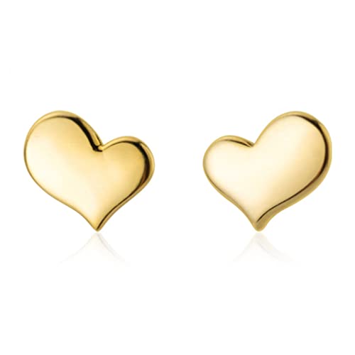 Schmuck Frauen winzige kleine Herzstolder Ohrringe Liebe für Dame von ZGBQHQN