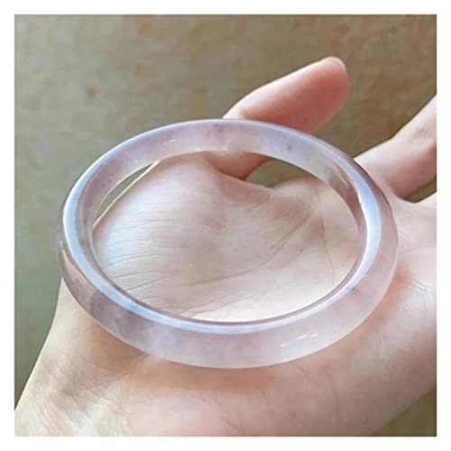 ZGBQHQN Jade-Armband Damen mit Nephrite Jade Stone Round Armband Armband für Freundin Mutter Geschenk (54-56 mm) von ZGBQHQN