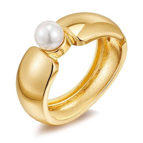 ZGBQHQN Juwelier -Juwelier -Juwelier -Armbänder für Frauen für Frauen breit goldener Armreif Hämmerter offenes Handgelenk Manschettenarmband Weihnachtsfeiertagsgeschenke Accessoires Accessoires von ZGBQHQN