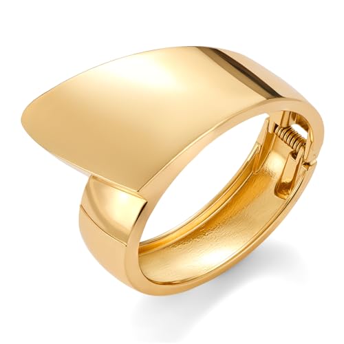 ZGBQHQN Juwelier -Juwelier -Juwelier -Armbänder für Frauen für Frauen breit goldener Armreif Hämmerter offenes Handgelenk Manschettenarmband Weihnachtsfeiertagsgeschenke Accessoires Accessoires von ZGBQHQN