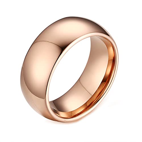 ZGBQHQN Knbob gravierte Wolframringe für Männer, Männer versprechen Ringe kundenspezifische düstere Farbe und hoch poliert von ZGBQHQN