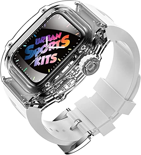 ZGBQHQN Volltransparente Uhrenkoffer Gummiband von ZGBQHQN