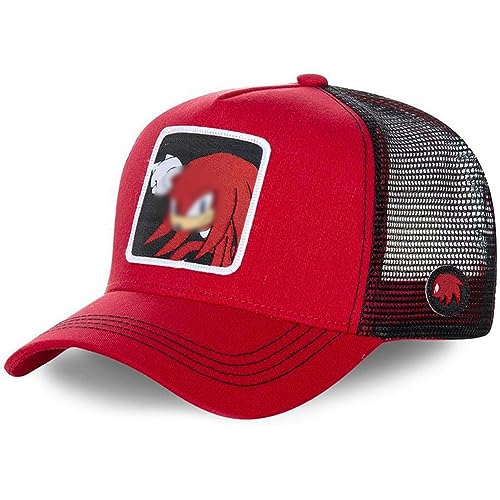 Schall Baseball Cap Hedgehog Baseballmütze Kinder Verstellbare Baseball mütze Sonnenhut Cartoon Mode Sportmütze Igel Baseballmütze Kids Teens Anime Fan Baseballmützen Blau von ZGCXRTO