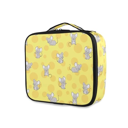 Frauen Kosmetik Professionelle Schönheit Pinsel Make-Up Tasche Fall Wasserdicht Make-Up Organizer Lagerung Taschen Reise Koffer für Kosmetik(02) von ZGCrumphant