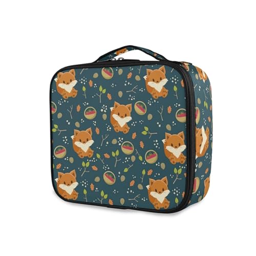 Frauen Kosmetik Professionelle Schönheit Pinsel Make-Up Tasche Fall Wasserdicht Make-Up Organizer Lagerung Taschen Reise Koffer für Kosmetik(05) von ZGCrumphant