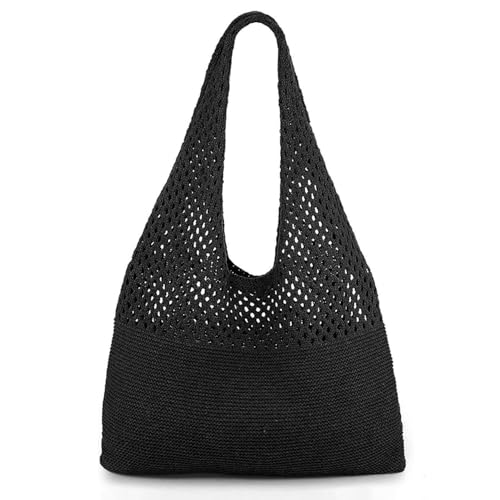 ZGDEIWGF 1 Stück Hohle Gewebte Tasche, Handgehaltene Umhängetasche, Gestrickte Westentasche, Böhmische Achseltasche, Retro-Wolltasche, Strandrucksack-Tasche ZGDEIWGF 1 Stück Hohle Gewebte Tasche, Handgehaltene Umhängetasche, Gestrickte Westentasche, Böhmische Achseltasche, Retro-Wolltasche, Strandrucksack-Tasche von ZGDEIWGF