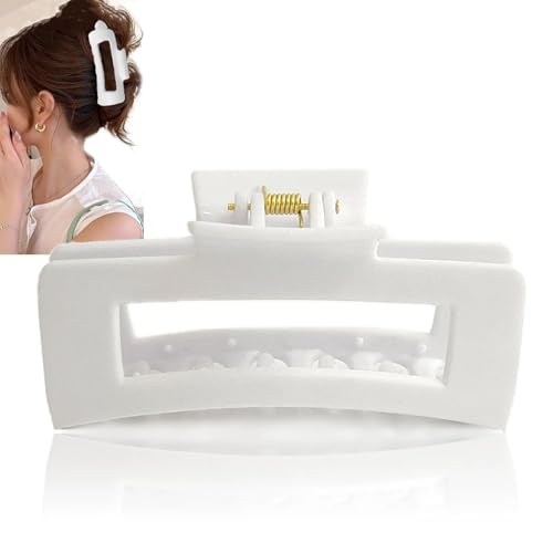 Mello Cloud Clip,Mello Einfacher Stil Weiches Haar Silikonclip,Mittelweiche Haarklammern,Flexibel Und Nicht Abbrechbar, Große Rutschfeste Matte Haarspangen,Weiche Haarklammern Für Frauen,C von ZGFHLI