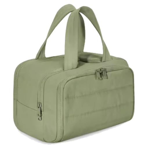 ZGFHLI Elouva Toiletry Bag,4-In-1 Waterproof Toiletry Bag,Puffy Multi-Functional Toiletrys Bags for Women,with Handle for Accessories, Essentials, Toiletries,E von ZGFHLI