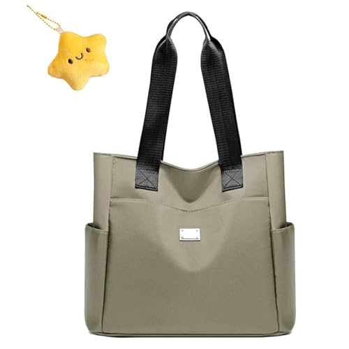 ZGFHLI Gloryboom Shoulder Bag,Large Capacity Water Repellent Multi Pocket Nylon Shoulder Bag, for Women Simple And Versatile,Casual And Versatile,B von ZGFHLI