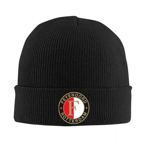 ZGGUOJU Herbst und Winter Unisex Hut F-Feyenoords Strickmütze Mütze Wintermütze Warme Mode Mützen Männer Frauen von ZGGUOJU
