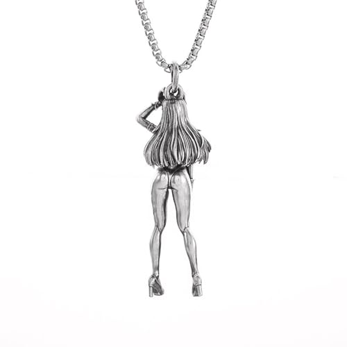 ZGGUOJU Männer personalisierte Halskette Vintage Silber Farbe Anime Gelb Haar Cartoon Charakter Anhänger Halskette Männer Frauen Cosplay Hip Hop Mode Schmuck Geschenke ZGGUOJU Männer personalisierte Halskette Vintage Silber Farbe Anime Gelb Haar Cartoon Charakter Anhänger Halskette Männer Frauen Cosplay Hip Hop Mode Schmuck Geschenke von ZGGUOJU