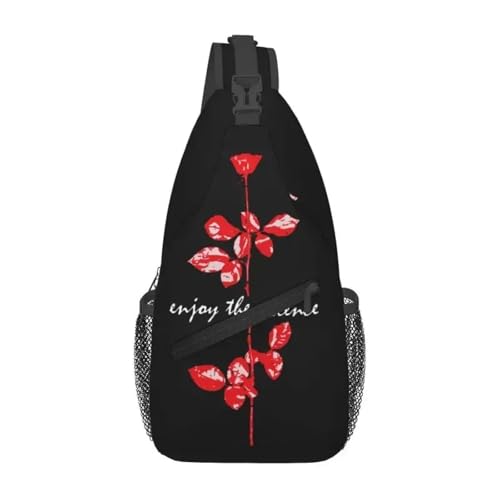 Benutzerdefinierte Electronic Rock Depeche Cool Mode Sling Brust Crossbody Tasche Männer Casual Schulterrucksack zum Wandern Benutzerdefinierte Electronic Rock Depeche Cool Mode Sling Brust Crossbody Tasche Männer Casual Schulterrucksack zum Wandern von ZGHQHCDRH