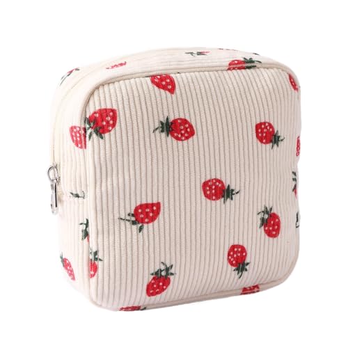 Emergency Kit Girls School Bag Kosmetiktasche Mini Personalisierte Cord Make up Tasche Aesthetic School Stuff clean Girl KleineKosmetiktasche Reise Mini Schminktasche für Frauen (D) von ZGHQHCDRH