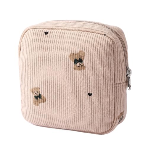 Emergency Kit Girls School Bag Kosmetiktasche Mini Personalisierte Cord Make up Tasche Aesthetic School Stuff clean Girl KleineKosmetiktasche Reise Mini Schminktasche für Frauen (I) von ZGHQHCDRH