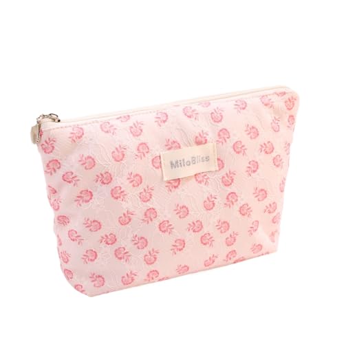 Kosmetiktasche Damen Make Up Tasche Multifunktionale Reisen Kulturtasche Aesthetic School Stuff Kulturbeutel Schminktasche Taschen Emergency kit Girls School Bag für Damen und Mädchen (04) von ZGHQHCDRH