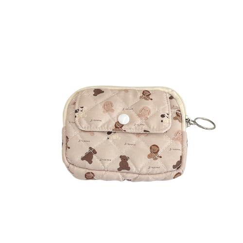 Kosmetiktasche Damen Make Up Tasche Tragbar Schminktasche Make Up Tasche Small für Frauen Mädchen Münztasche (C) von ZGHQHCDRH