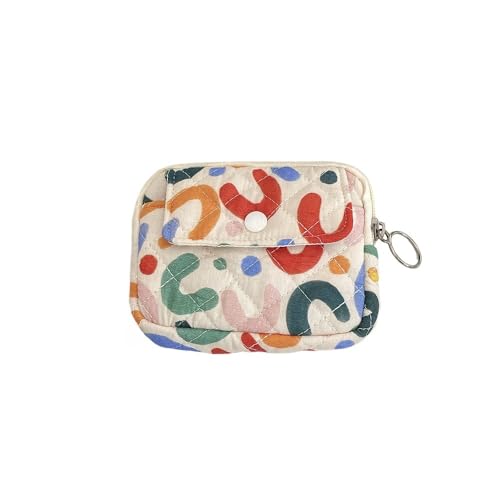 Kosmetiktasche Damen Make Up Tasche Tragbar Schminktasche Make Up Tasche Small für Frauen Mädchen Münztasche (I) von ZGHQHCDRH