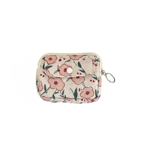 Kosmetiktasche Damen Make Up Tasche Tragbar Schminktasche Make Up Tasche Small für Frauen Mädchen Münztasche (J) von ZGHQHCDRH