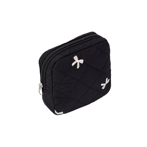 Kosmetiktasche Kleine Make up Tasche für Handtasche, mini Kosmetiktasche mini Kosmetiktasche für Handtasche Schminktasche Damen Reise Makeup Tasche Frauen (J) von ZGHQHCDRH