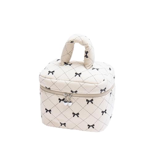 Kulturtasche Damen Cosmetic Bag Make up Tasche Aesthetic School Stuff clean Girl Cord Kosmetiktasche Kleine Kleine Kosmetiktasche Emergency kit Girls School Bag Reise fur Frauen (03) von ZGHQHCDRH