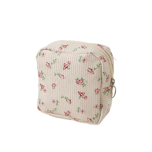 Kulturtasche Damen groß Mädchen Kosmetiktasche Set Aesthetic Stuff clean Girl schminktasche Make up Tasche Emergency kitgirls School Bag Geschenke für Mädchen Frauen (E) von ZGHQHCDRH