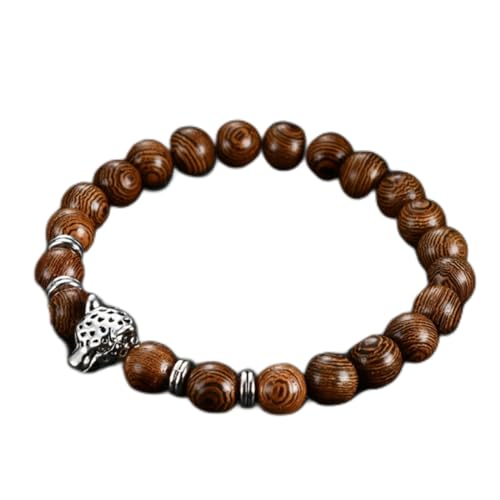 Perlenarmband, 1 Stück 108 Perlen Rosenkranz Armband Männer tibetisch-buddhistisches Gebet Meditation Baum des Lebens Glück Holz Armband Frauen Schmuck-OM von ZGHQHCDRH