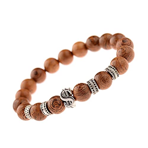 Perlenarmband, 1 Stück Holzperlen Armband Männer Ethnische tibetisch-buddhistische Mala Armband Yoga Rosenkranz for Frauen(Style 3) von ZGHQHCDRH