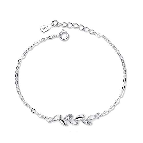 ZGHQHCDRH Armband, Exquisites Hand-Silber-Reben-Armband, modisches Armband, Damen-Silberschmuck, Geschenke for Schwestern, Freunde, Paare von ZGHQHCDRH