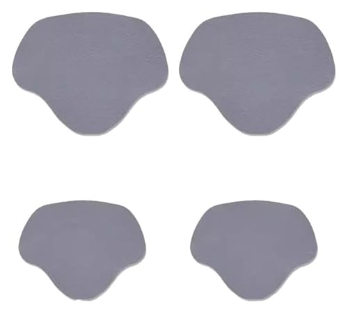 ZGHQHCDRH Fersenreparaturpflaster, 2 Paar selbstklebende Innenschuh-Flicken for Löcher, Schuhloch-Reparatur-Patch-Set for Sneaker, klein und groß(Gray 1) von ZGHQHCDRH