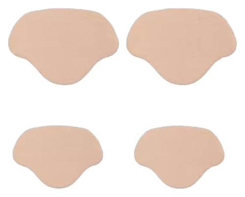 ZGHQHCDRH Fersenreparaturpflaster, 2 Paar selbstklebende Innenschuh-Flicken for Löcher, Schuhloch-Reparatur-Patch-Set for Sneaker, klein und groß(Khaki) von ZGHQHCDRH