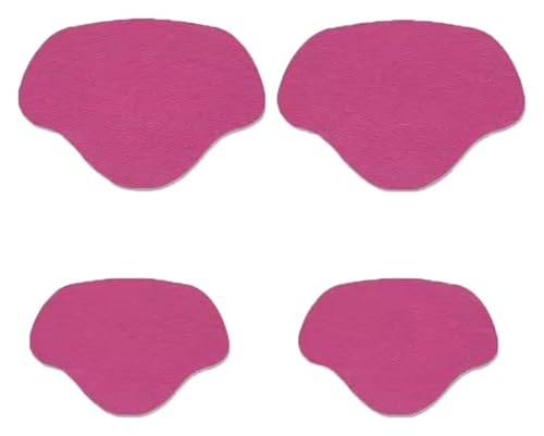 ZGHQHCDRH Fersenreparaturpflaster, 2 Paar selbstklebende Innenschuh-Flicken for Löcher, Schuhloch-Reparatur-Patch-Set for Sneaker, klein und groß(Pink 1) von ZGHQHCDRH