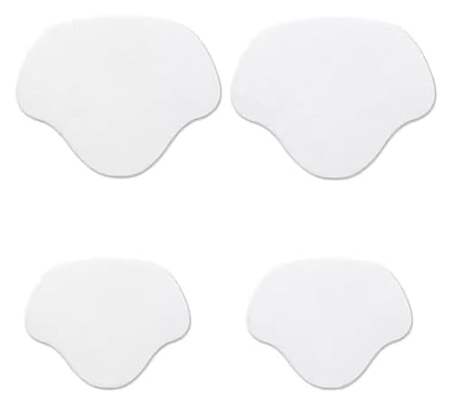 ZGHQHCDRH Fersenreparaturpflaster, 2 Paar selbstklebende Innenschuh-Flicken for Löcher, Schuhloch-Reparatur-Patch-Set for Sneaker, klein und groß(White 1) von ZGHQHCDRH