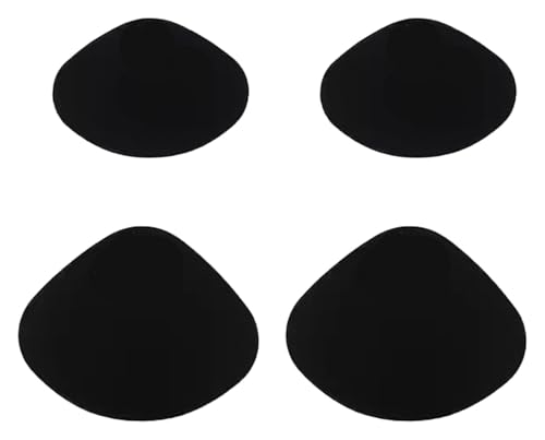 ZGHQHCDRH Fersenreparaturpflaster, Patch, 2/4/6 Paar selbstklebender Fersenloch-Patch for die Rückseite von Sportschuhen, Lederschuhen und High Heels(Black,2pair) von ZGHQHCDRH