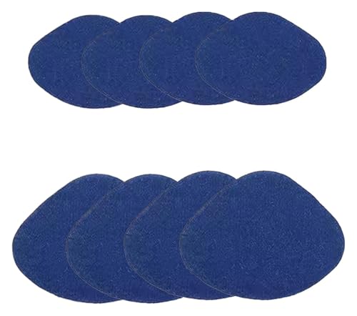 ZGHQHCDRH Fersenreparaturpflaster, Patch, 2/4/6 Paar selbstklebender Fersenloch-Patch for die Rückseite von Sportschuhen, Lederschuhen und High Heels(Blu,4pair) von ZGHQHCDRH