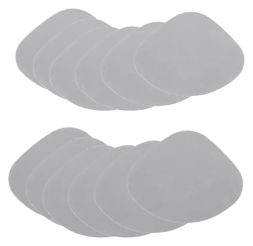 ZGHQHCDRH Fersenreparaturpflaster, Patch, 2/4/6 Paar selbstklebender Fersenloch-Patch for die Rückseite von Sportschuhen, Lederschuhen und High Heels(Gris,6pair) von ZGHQHCDRH