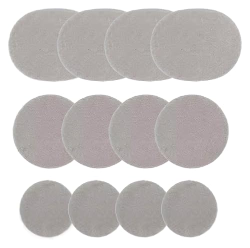 ZGHQHCDRH Fersenreparaturpflaster, Patch, 6/12 Stück selbstklebender Fersenloch-Patch for die Rückseite von Sportschuhen, Lederschuhen und High Heels(Gris,12pcs) von ZGHQHCDRH
