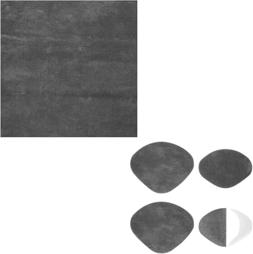 ZGHQHCDRH Fersenreparaturpflaster, Selbstklebendes Innenschuh-Flicken-Set for Reparaturlöcher, Sneaker-Fersen-Reparaturflicken, weich und langlebig(Gray 2) von ZGHQHCDRH