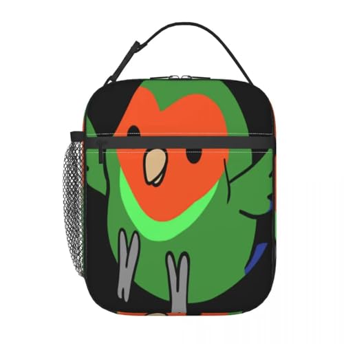 ZGHQHCDRH Pfirsichgesichtige Turteltaube Agapornis Roseicollis One Lunchbag von ZGHQHCDRH