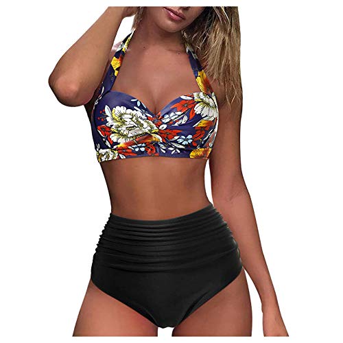 Damen Badeanzug Push Up Badeanzug Damen Sexy Monokini Uberkreuzten Trägern Einteiler-Bikini Einfarbig Tiefer V-Ausschnitt Einteilige Bademode Wickel Trainings Profi UV-Schutz Sport Badeanzug von ZGNB