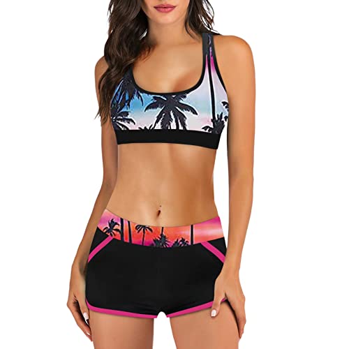 ZGNB Bauchweg Mit Slip Tankini Damen Bauchweg Badeanzug Schwarz Neckholder Bikini MäDchen 128 Tankini Oberteil Damen Mit BüGel Bikini Oberteil Push Up Rot Bikini Damen, XL von ZGNB