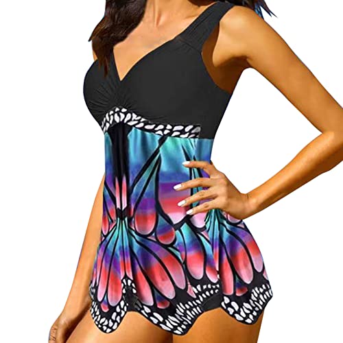 ZGNB Colourful Floral Pattern Bikini Teenager MäDchen Badeanzug Schwangerschaft Damen Bikini MäDchen 104 Tankini Damen Mit BüGel Bikini MäDchen 122 Schwarz Bikini Damen Set von ZGNB