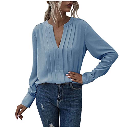 ZGNB Women's Elegant Off Shoulder Tops Locker gestrickter Pullover Sommer Tops Vintage Print Blouse Women Longsleeve Bauchfreie Tops Kinder MäDchen Damen Bluse Elegant Bluse 70Er Tunika Rot Blau S von ZGNB