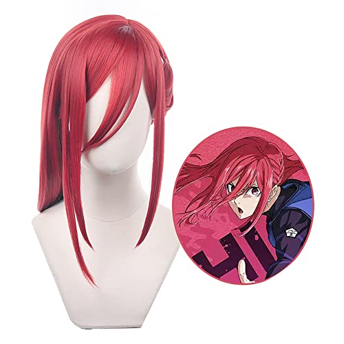 Anime Cosplay Perücke für Blue Lock Bachira Meguru Cosplay Perücke kurzes schwarzes gelbes Haar mit gratis Perückenkappe (Hyoma Chigiri) von ZGNGLIZ