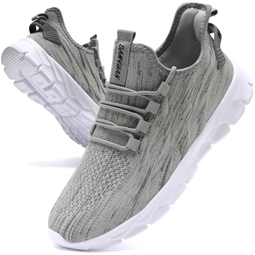 ZGPWZWL Schuhe Damen Sneakers Laufschuhe Sportschuhe Straßenlaufschuhe Turnschuhe Leichtgewichts Sommerschuhe Sportschuhe,Grau,Größe 41 EU von ZGPWZWL