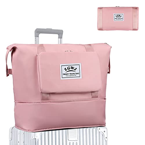 ZGWJ Weekender Tasche für Frauen Persönlicher Artikel, Pink von ZGWJ