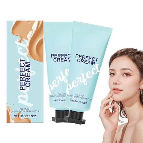 Perfektionierender Teint, Feuchtigkeitsspendende Foundation mit voller Deckkraft, Langanhaltende CC-Creme-Foundation, Wasserfeste und wischfeste Hauttönung Perfektionierender Teint, Feuchtigkeitsspendende Foundation mit voller Deckkraft, Langanhaltende CC-Creme-Foundation, Wasserfeste und wischfeste Hauttönung von ZGYCHZY